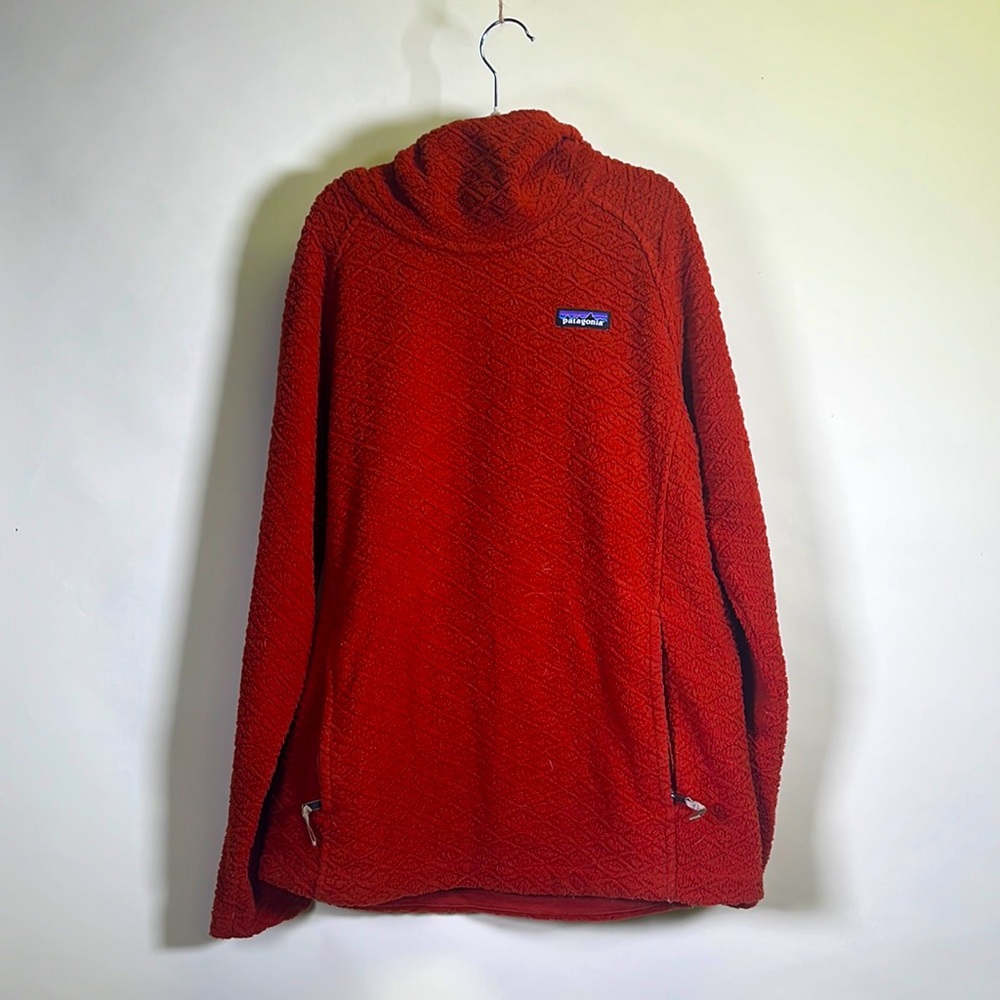 Patagonia Diamond Capra Fleece Hoodie, Size M, EUC